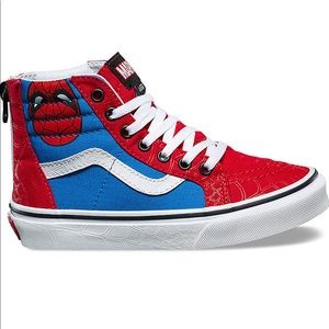 Vans SK8-Hi Zip (Marvel) Spider-Man/True White